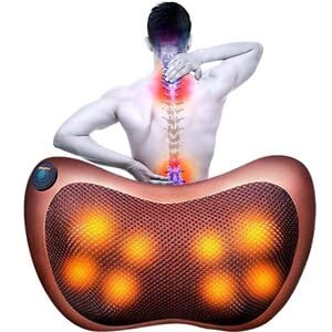 Body Massager Pillow with 8 Kneading Balls & Infrared Heat Therapy | LzzyRide