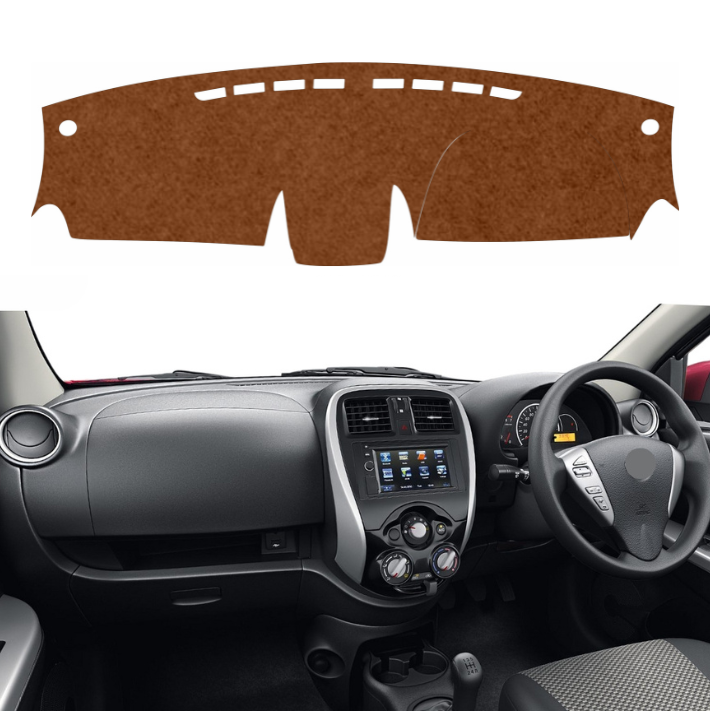 Lzzyride Car Dashboard Cover Mat For Nissan Micra 2012 To 2019