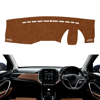 Lzzyride Car Dashboard Cover Mat For MG Hector Plus 2019 To 2023
