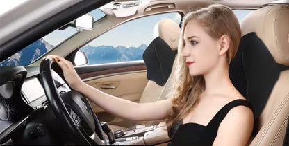 Memory Foam Car Neck Rest Pillow – Ergonomic Headrest Cushion for Neck Support | LzzyRide