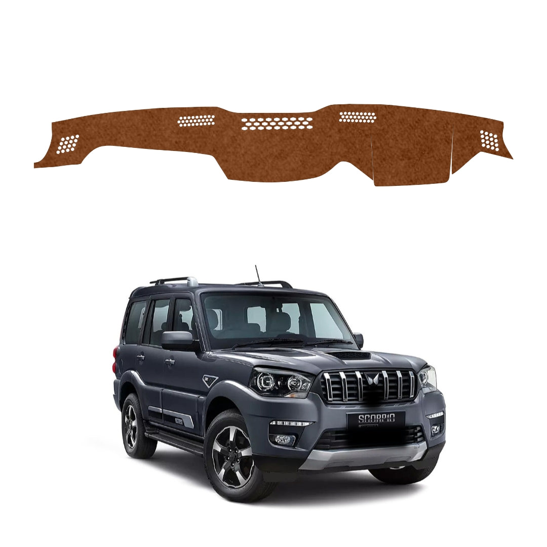 Lzzyride Car Dashboard Cover Mat For Mahindra Scorpio S 2014 To 2026