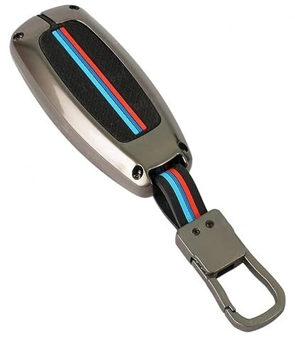 LZZYRIDE Metal Silicon Key Cover for Maruti Suzuki 2 Button Smart Key